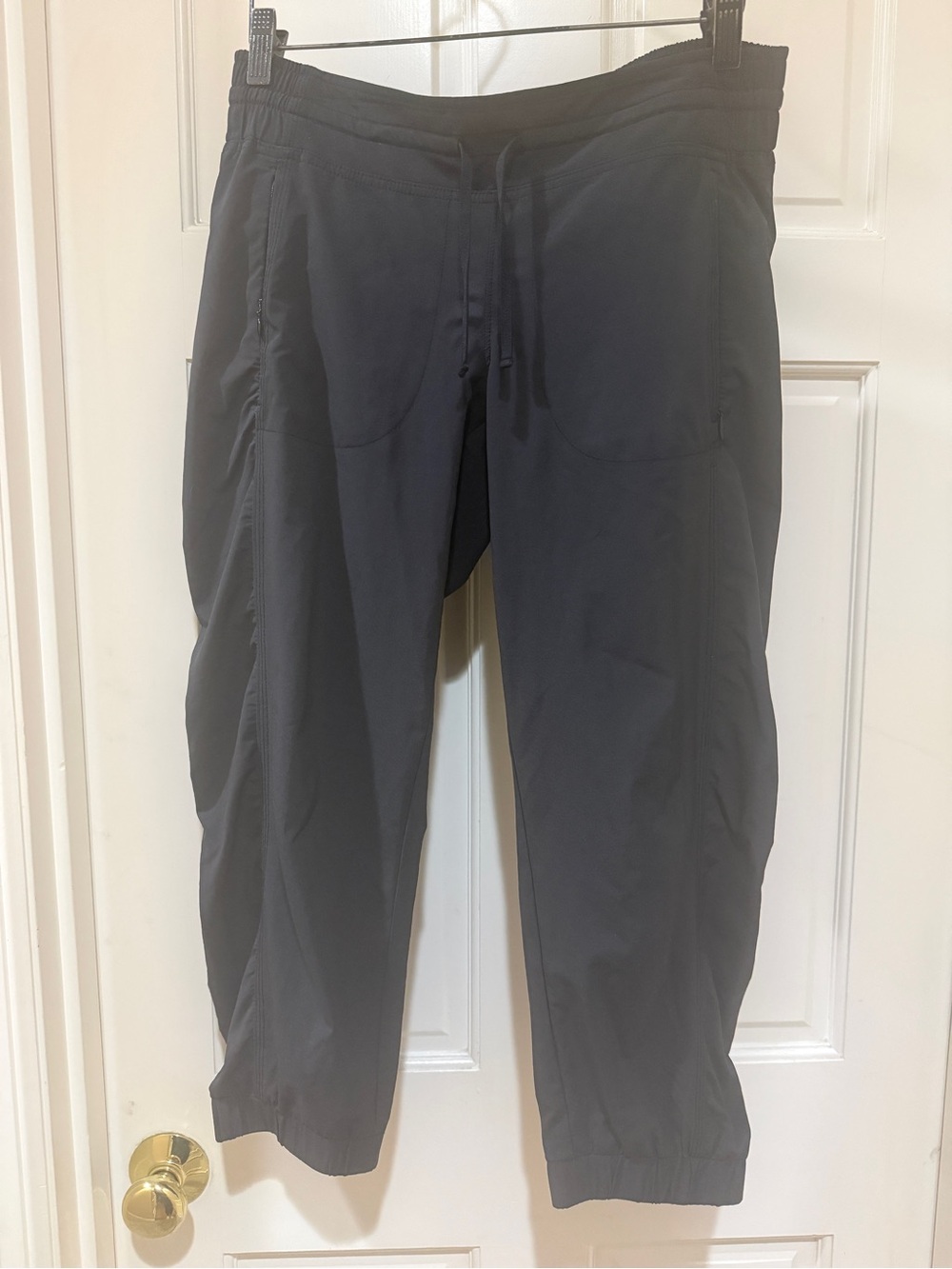 Athleta Black Women's Capris with Drawstring Waist
